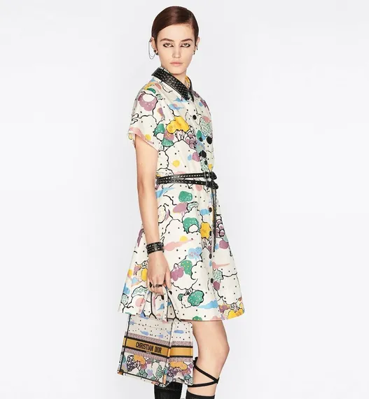 Сумка Dior Book Tote, модель маленького формата белый