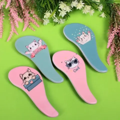 Расческа массажная детская «Pro Hair - Котик Луи», микс 4 цвета, 8*19 см (коробка PVC)