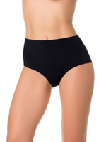 Высокие трусики из нейлона с лазерной обработкой краев (Размер: L) (Цвет: молочный)