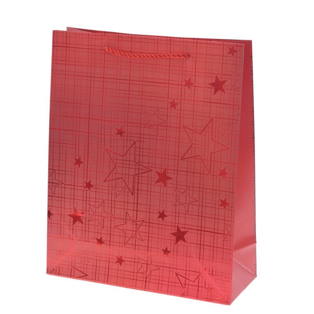 GAEM Пакет подарочный M (бумага 210г/м2, блок микс 12шт), L26 W10 H32 см, 4в.