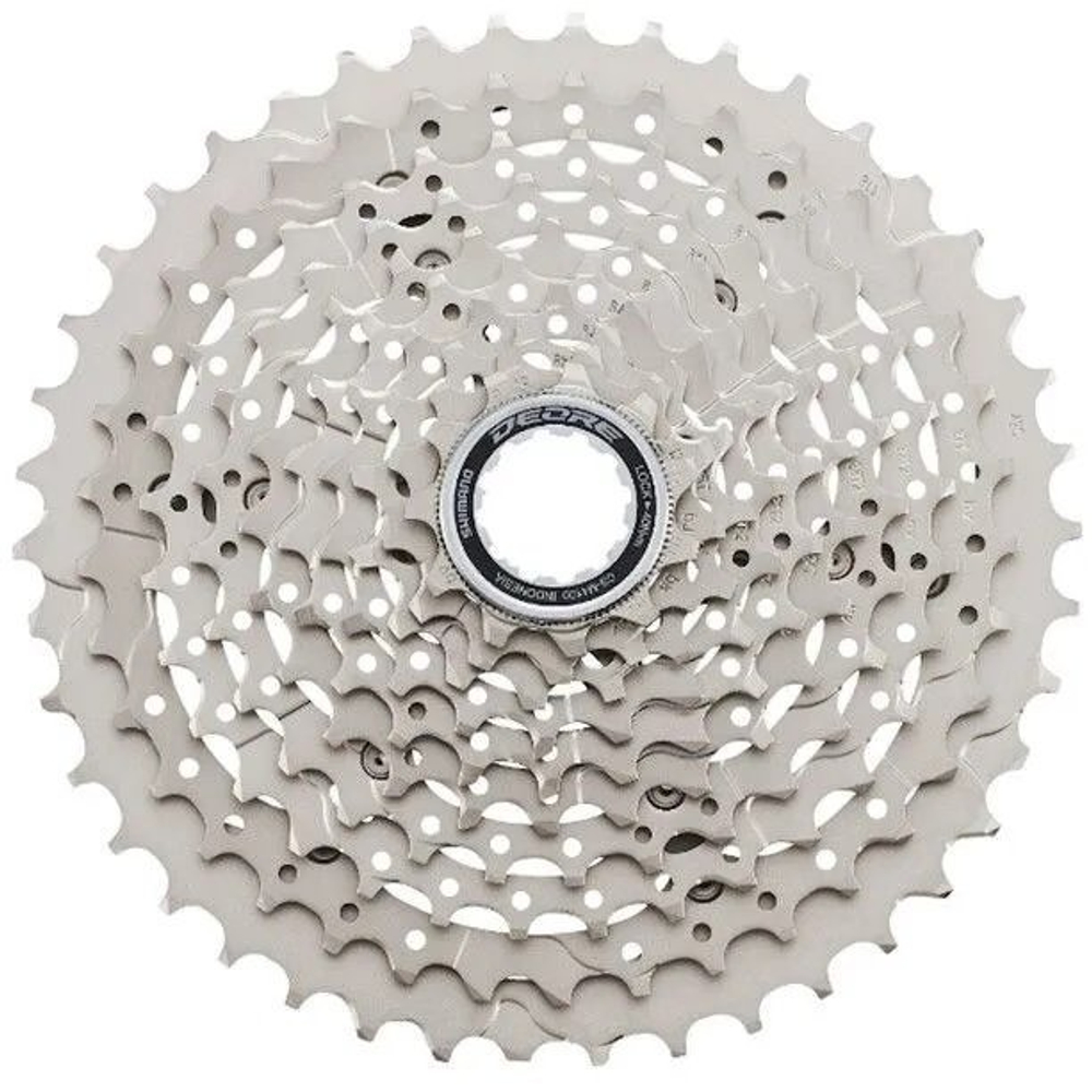 Кассета 10ск. ACSM410010142 2-8211 DEORE 10х11-42 серебристая,  M4100 SHIMANO
