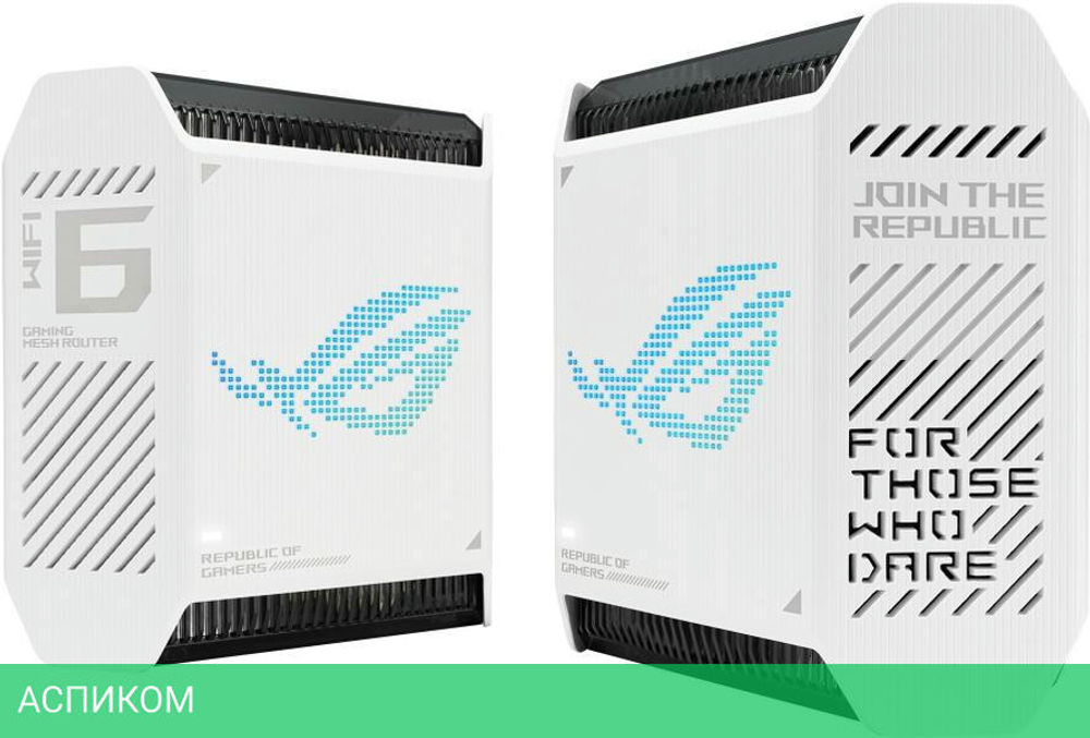Маршрутизатор ASUS GT6 White-2-PK (90IG07F0-MU9A40)