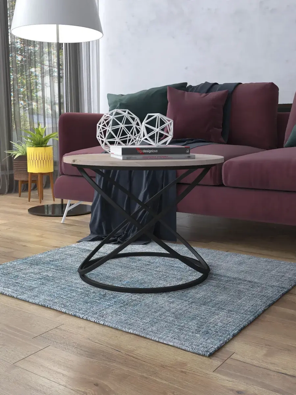 Журнальный стол Инфинити - ЧД - МДФ в ПВХ