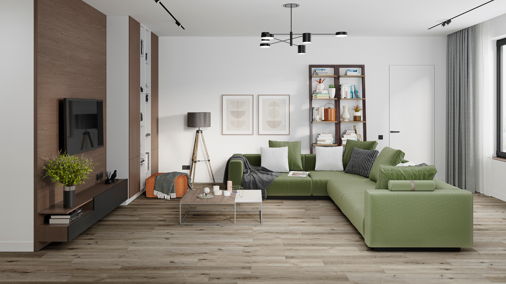 LVT-плитка Damy Floor 1508-1-LVT Дуб Лофт