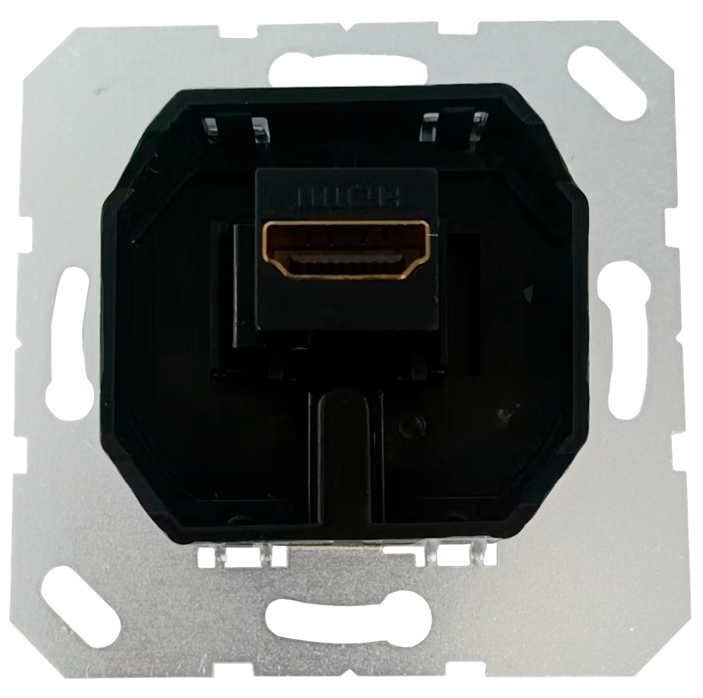 Механизм HDMI 2.0a,  черный,   разъем Type A 180° 4K  Full HD @ 48 Hz 3D,  HDR,   серия STRS