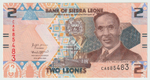 Sierra Leone, 2 Leones, 2022, UNC