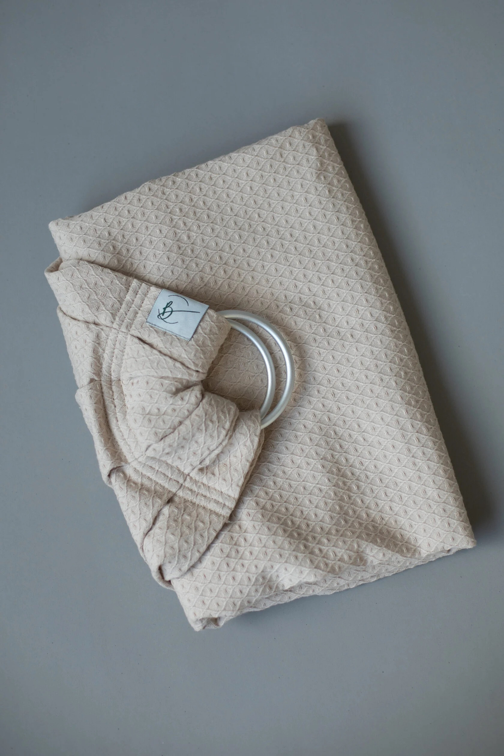 Тканый слинг на кольцах «Крепкие объятия», Кофе