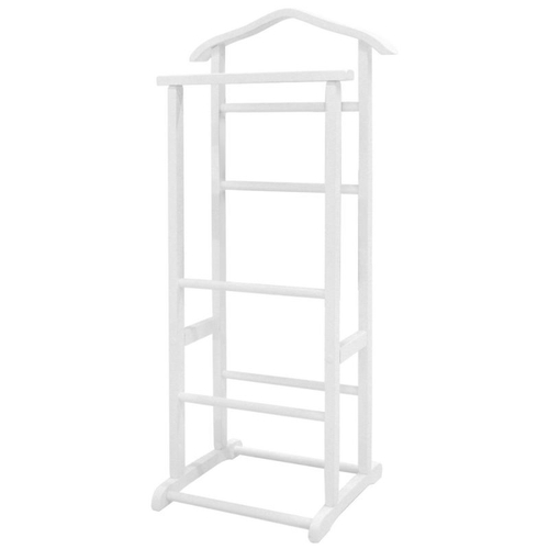 Вешалка костюмная Слуга 1 белый МЕБЕЛИК