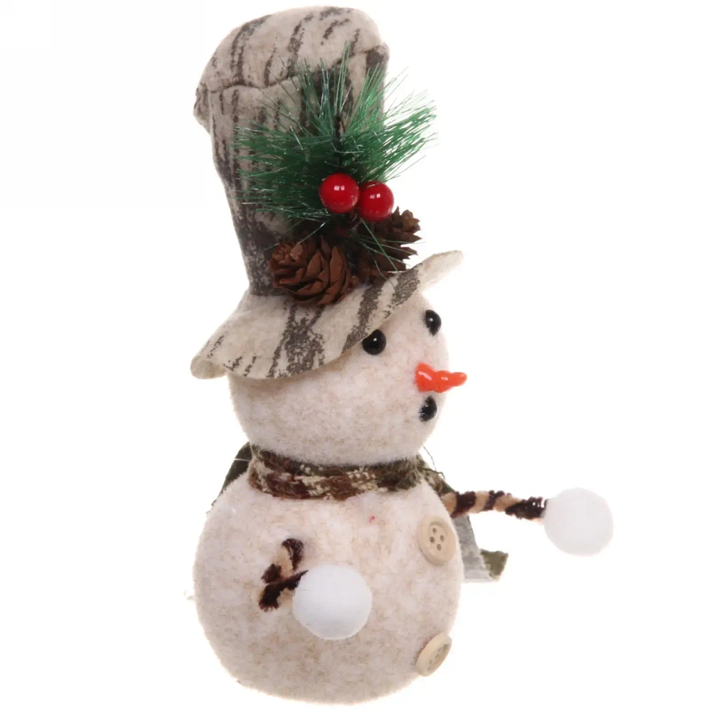 Снеговичок «Готов к зиме!» 16*7,5 см