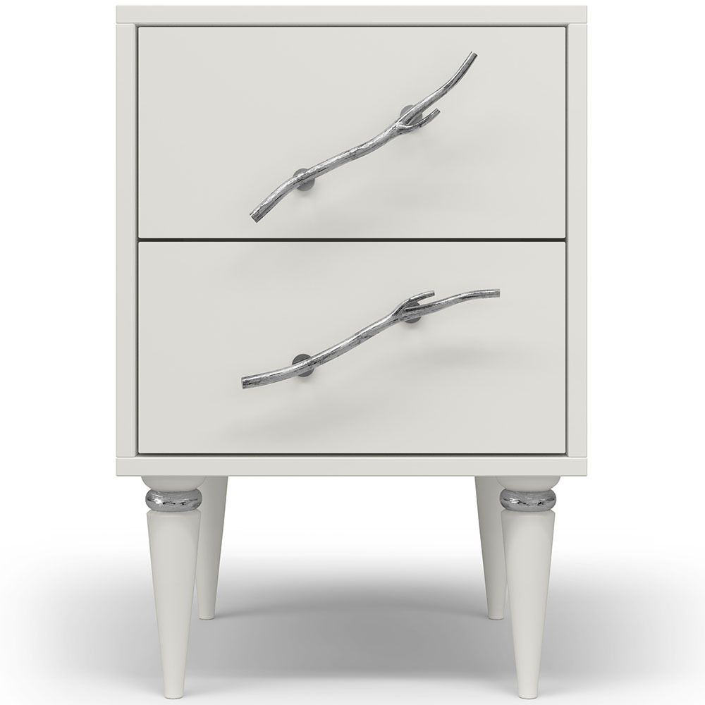 Тумба Арт Колор matte Классик Сильвер Белый опал матовый