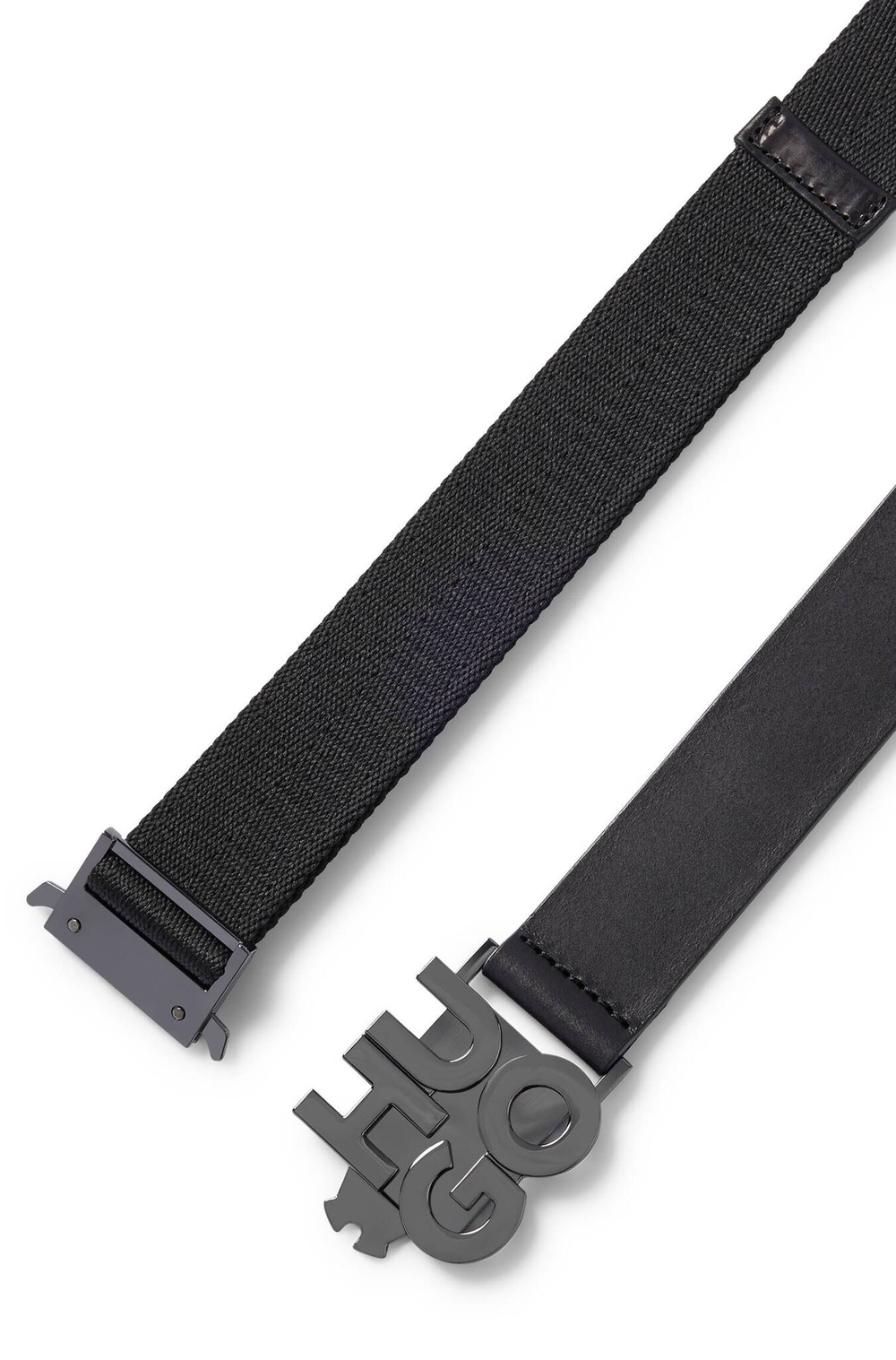 Кожаный ремень HU-GO_Os30_tap-le HUGO - черный(50504607)