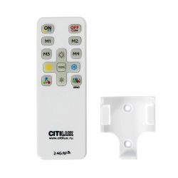 Citilux ETALON CL750401R LED RGB Светильник с пультом Чёрный+Золото