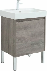 Тумба с раковиной Aquanet Nova Lite 298848 60 дуб рошелье
