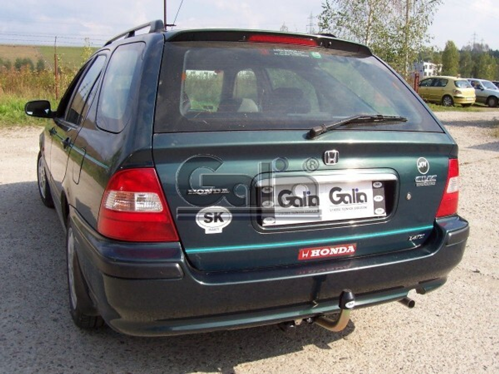 Фаркоп оцинкованный Galia H015A для Honda Civic универсал 1996-2000(паспорт и сертификат в комплекте)(без электрики)
