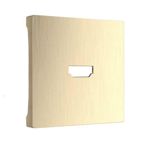 Накладка для розетки HDMI шампань рифленый WL10-HDMI-CP