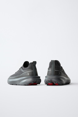 ZARA СПОРТИВНЫЕ КРОССОВКИ, ЧЕРНЫЙ