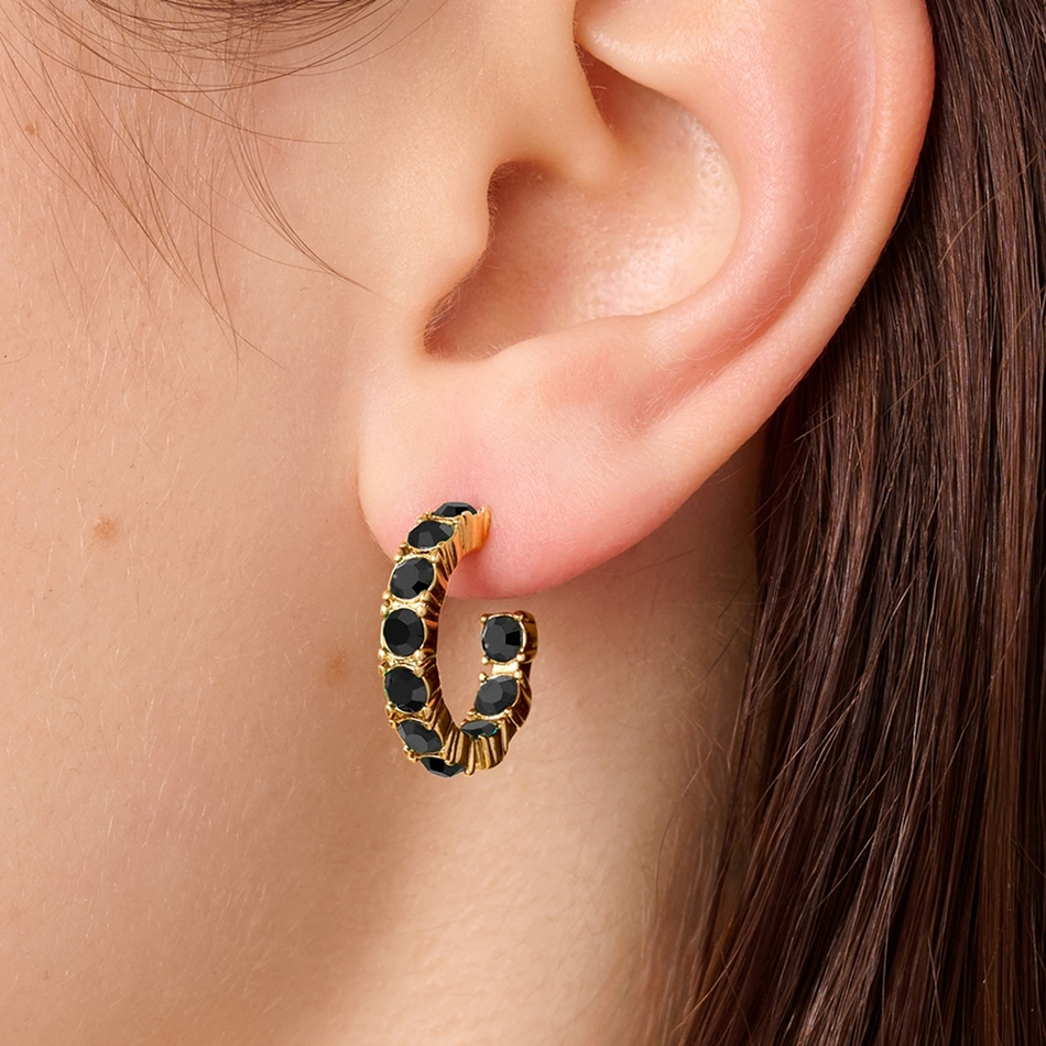 Серьги Dyrberg Kern RAQUEL SG BLACK 470113