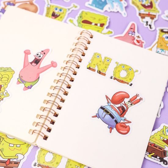 Наклейки для стикер бомбинга Губка (60 шт.)