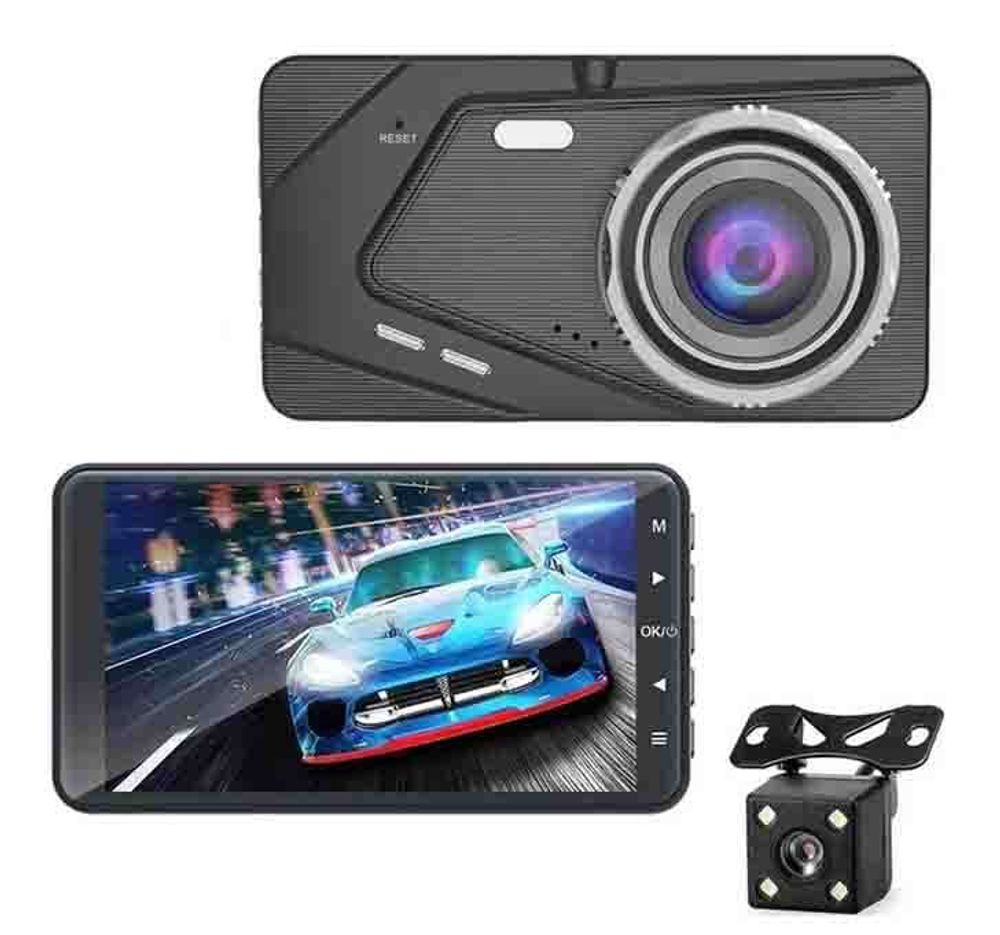 Автомобильный видеорегистратор Z06 + камера (черный)