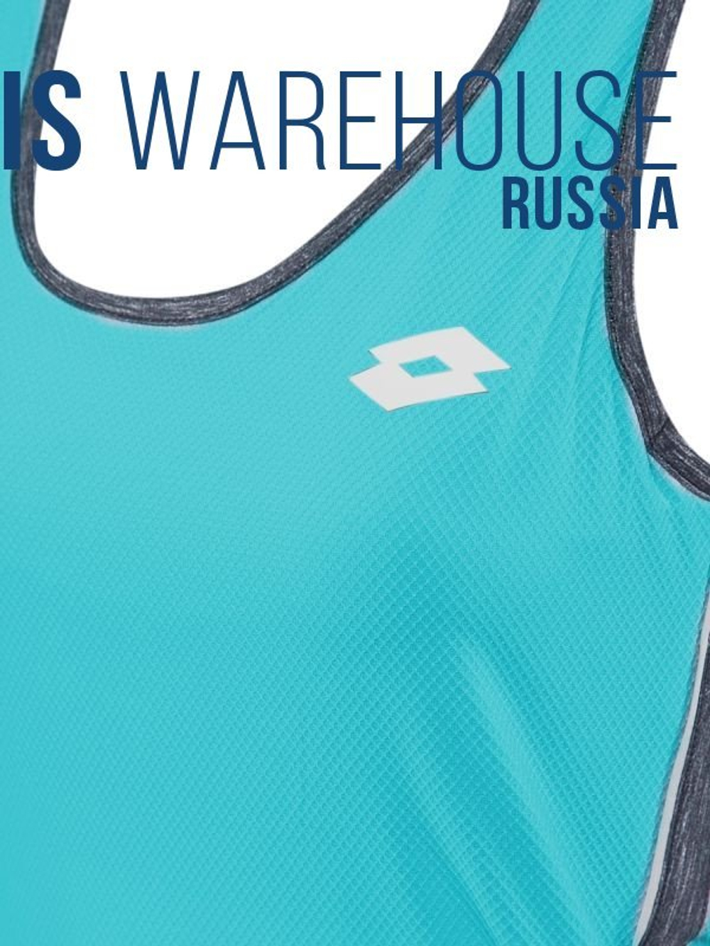 Женский топ теннисный Lotto Shela III Tank - небесный