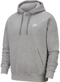 Мужская теннисная кофта Nike Sportswear Club Hoodie PO BB - серый