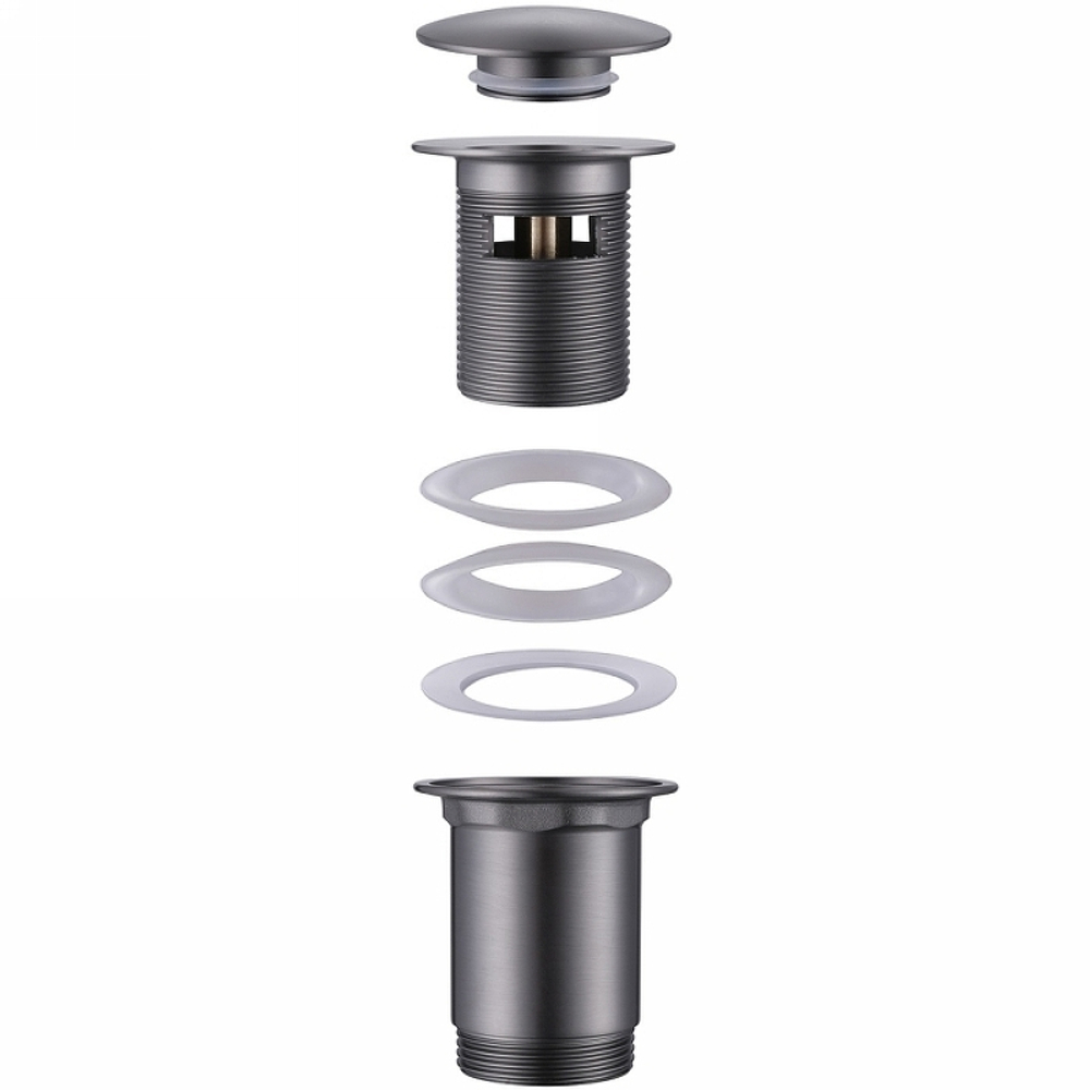 Донный клапан Abber AF0010NG click-clack Никель