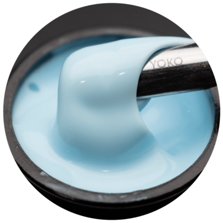 Гель моделирующий самовыравнивающийся цветной Небесный 15мл,ОПЦИЯ