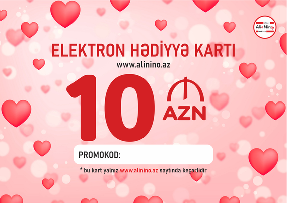 Elektron hədiyyə kartı 10 AZN