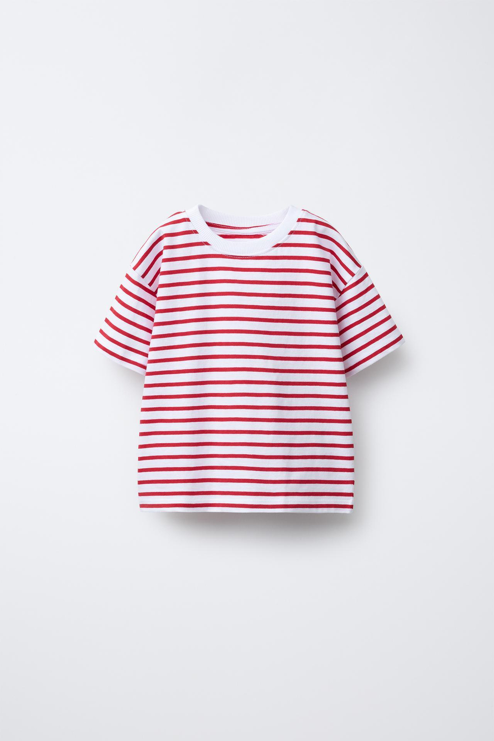 ZARA НАБОР ИЗ ДВУХ ФУТБОЛОК В ПОЛОСКУ, СИНИЙ/БЕЛЫЙ