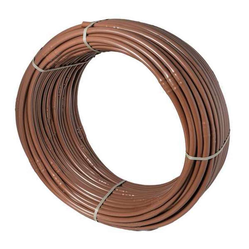 Капельная трубка двухслойная шаг 33см, стенка 1,2мм, коричневая, 100м