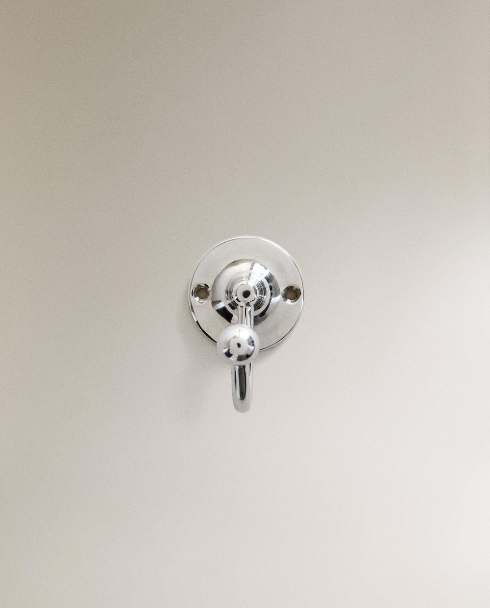 Zara Home крючок для ванной комнаты, латунь, серебристый
