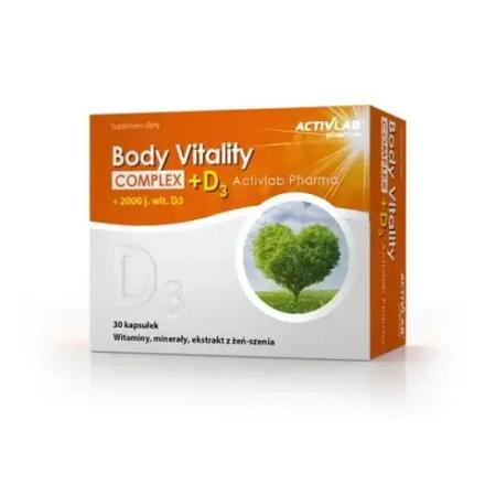 Activlab Pharma Body Vitality Complex + D3 2000 - 30 капсул