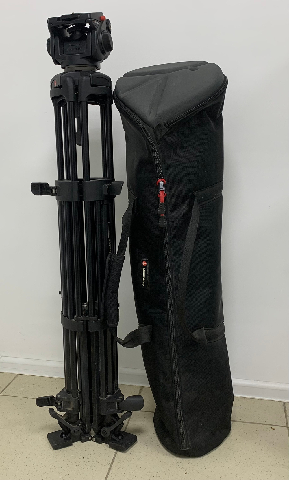 Штатив Manfrotto 525MVB + голова 501HDV