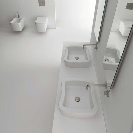 Раковина накладная AXA Nutty 50х46 см, белая 1808101