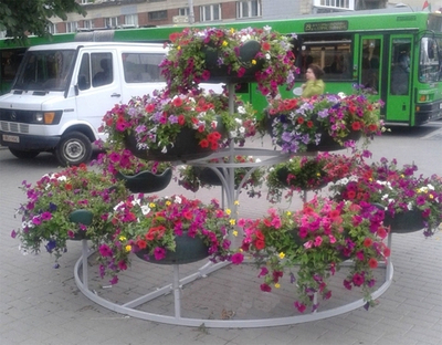 Цветочница Фонтан круглый