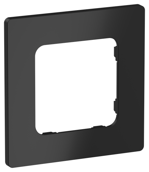 FLITE Рамка 1-местная РУ-1-К-ФлЧ черный IEK