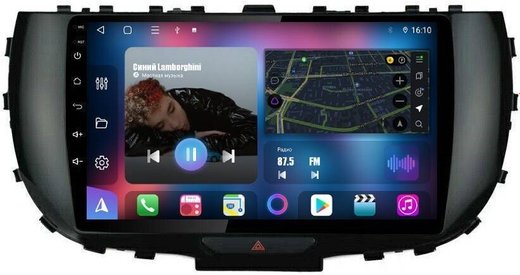 Магнитола для KIA Soul 3 2019+ - FarCar 1214M QLED, Android 12, 8-ядер, CarPlay, 4G SIM-слот