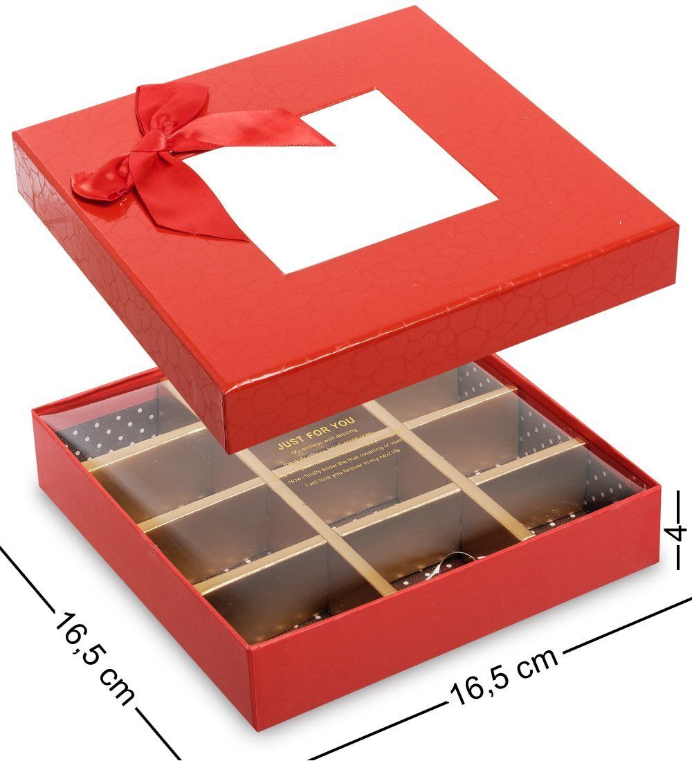 WG-117-B Коробка подарочная «Для тебя» цв.красный