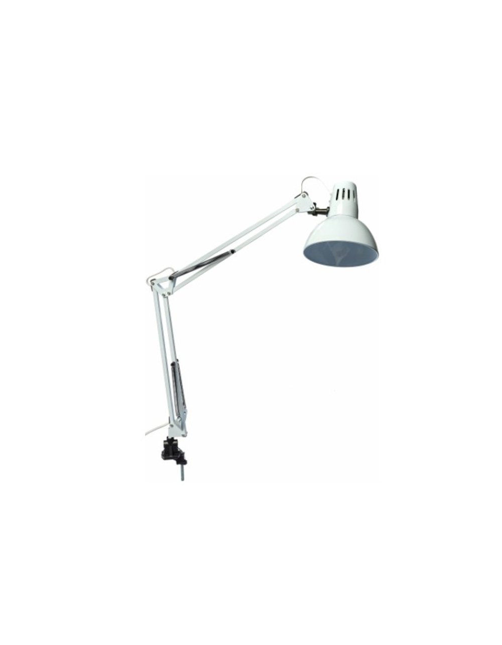 Camelion KD-312  C01 белый (Светильник настольный,230V 40...60W, E27)