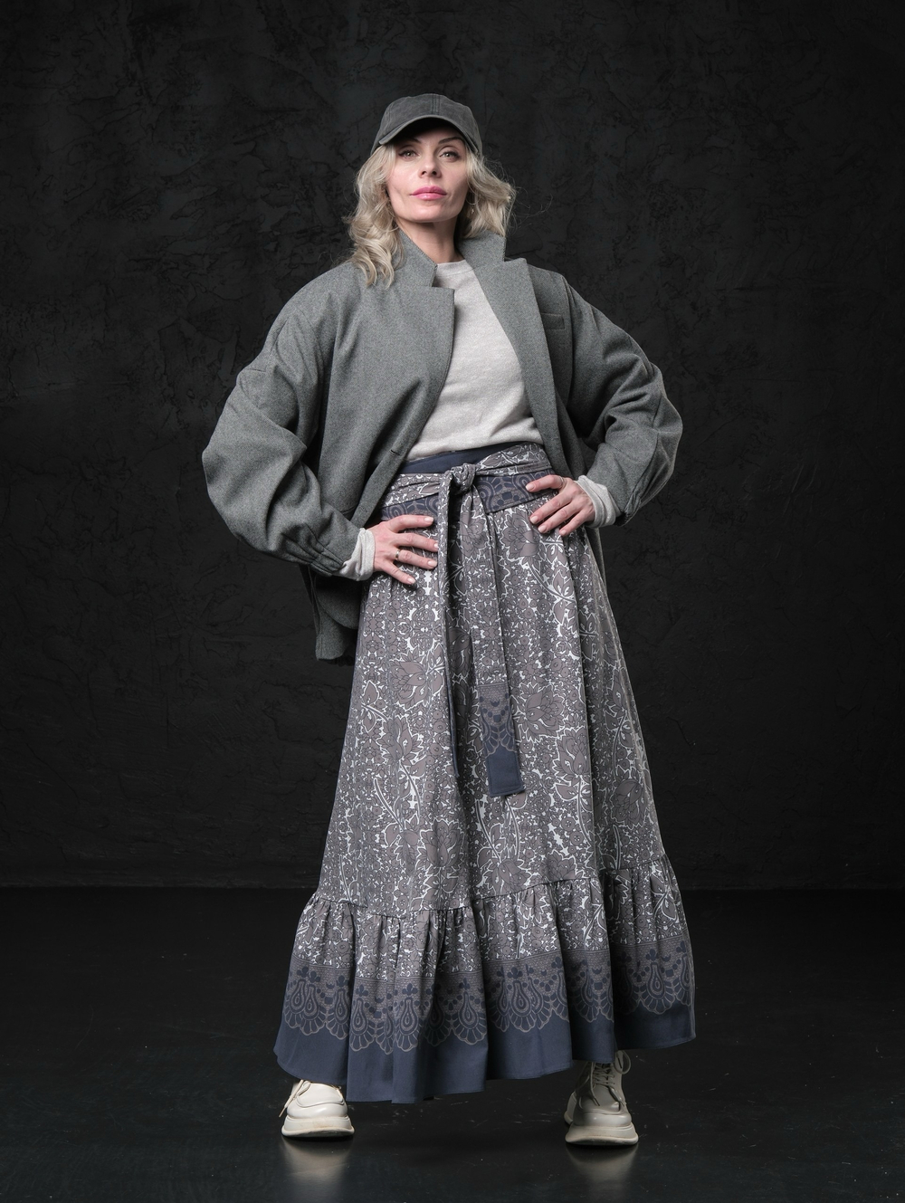 Юбка с орнаментом+ кушак