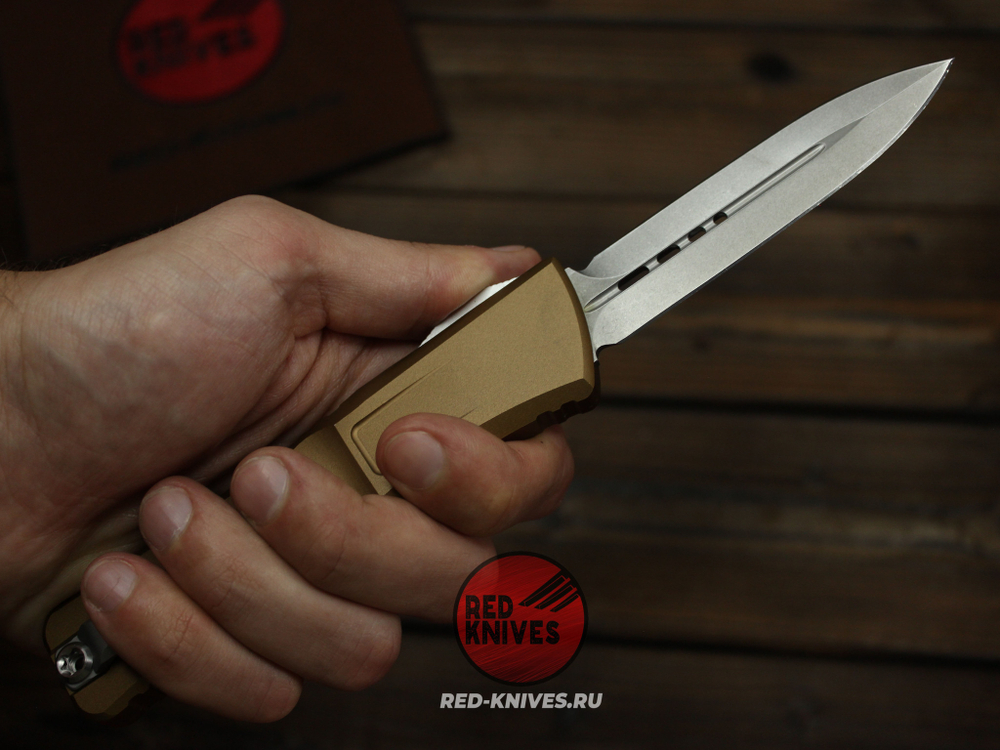 Нож Microtech Troodon 3 D/E - рукоять песончая МТ16