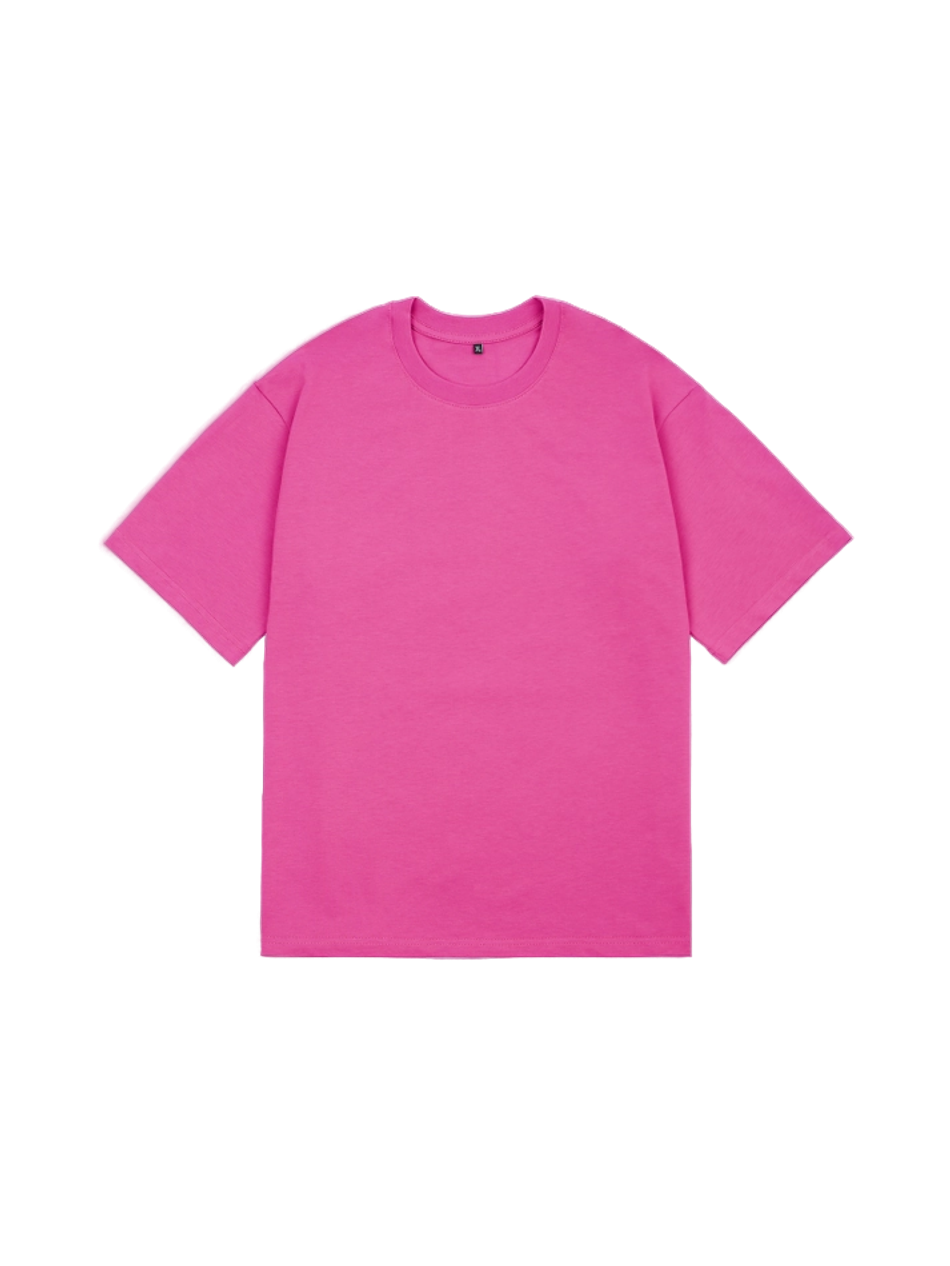 Футболка оверсайз (фуксия) 230 г