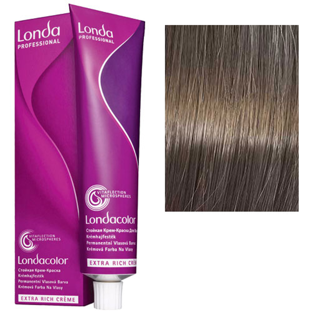 Londa Professional Стойкая крем-краска дл волос, 7/81 блонд жемчужно-пепельный, 60 мл