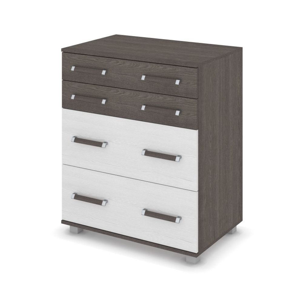 Гостиная "Виора" № 2 (ясень анкор темный\ясень анкор светлый), ЛДСП, MODERN