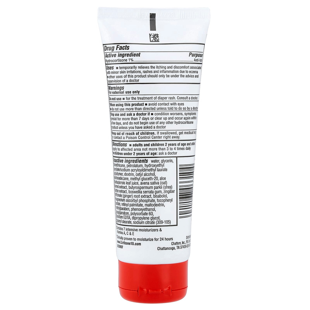 Cortizone 10, интенсивный заживляющий лосьон от экземы, максимальная эффективность, 99 г (3,5 унции)