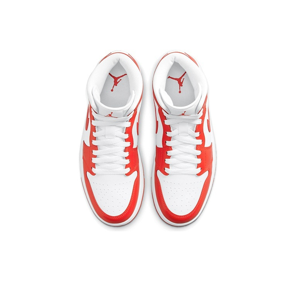 Кроссовки Air Jordan 1 Mid Habanero Red