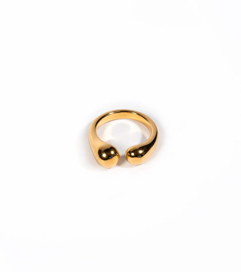 Кольцо  asymmetric gold