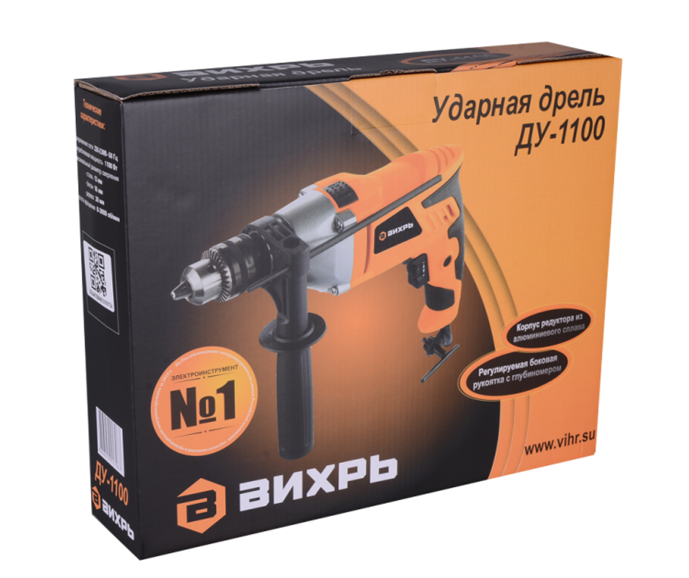 Дрель ударная ДУ-1100 Вихрь.