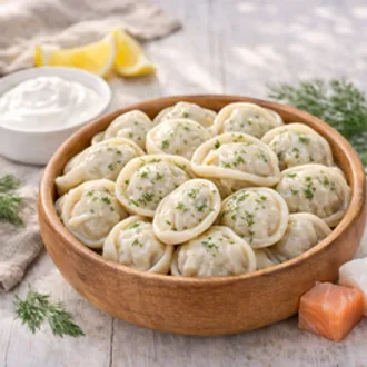 Пельмени рыбные «Сахалинские» / 500 гр