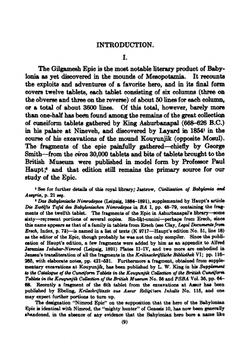 An old Babylonian version of the Gilgamesh epic, on the basis of recently discovered texts | Morris Jastrow